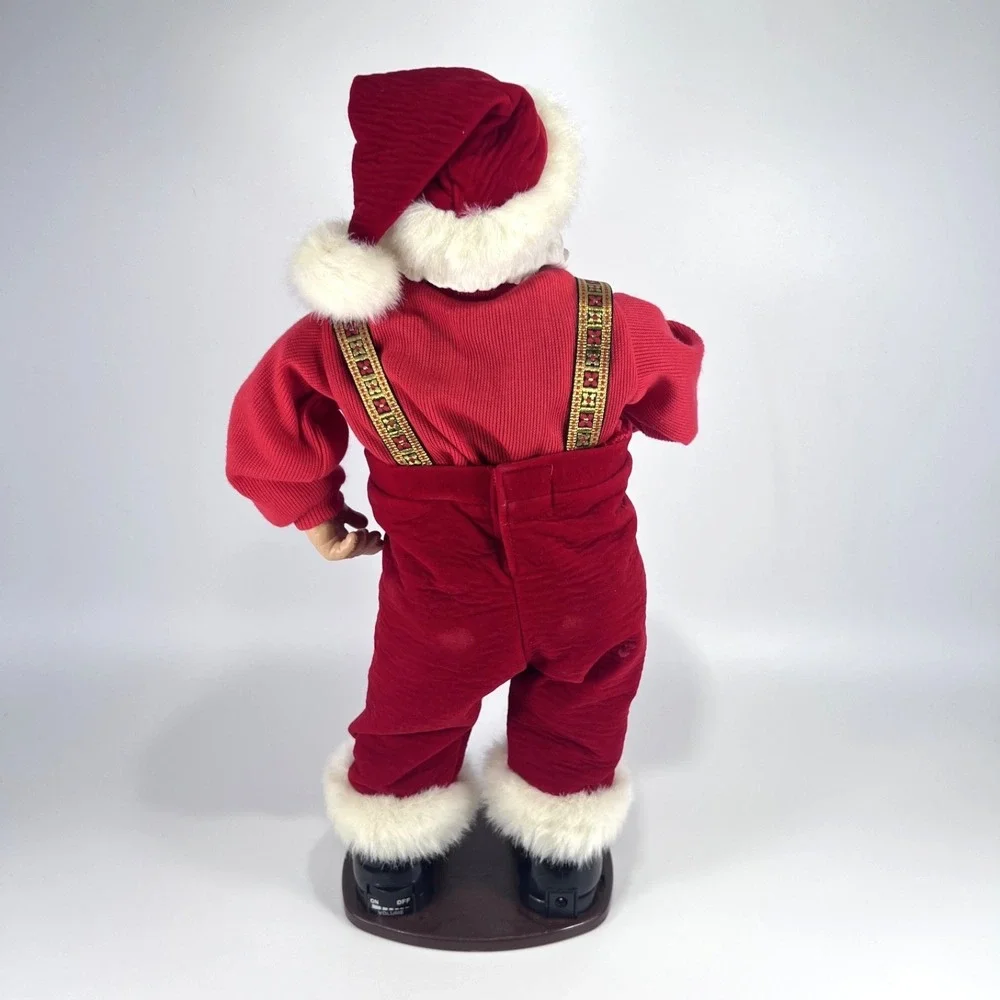 VTG 1998 Jingle Bell Rock Santa Dancing‎ Musical Figure 16